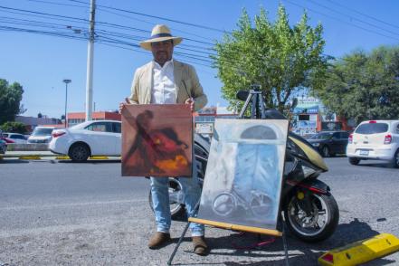 Recorre las calles con su arte