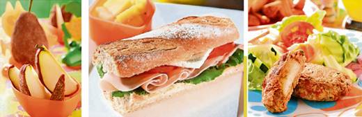 Un rico refrigerio balanceado 