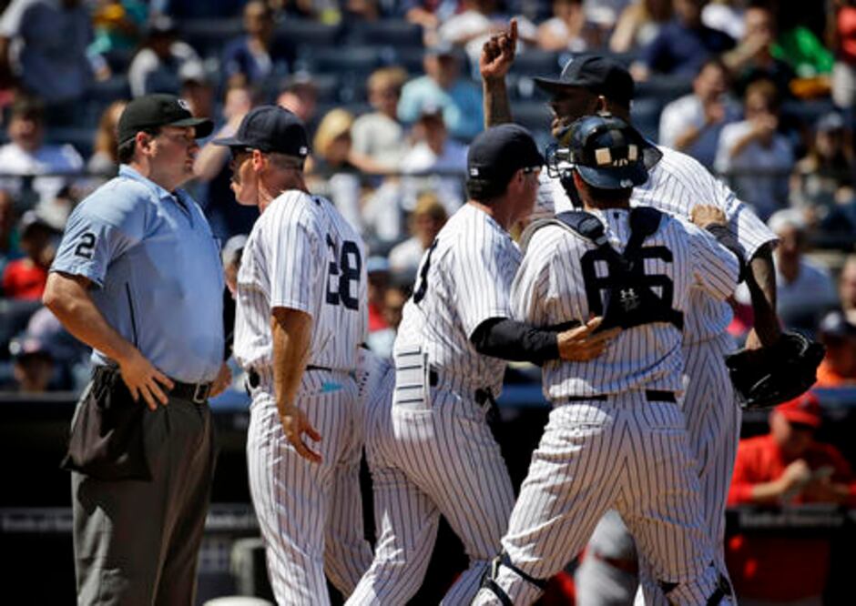 Sabathia luce, pero lo expulsan