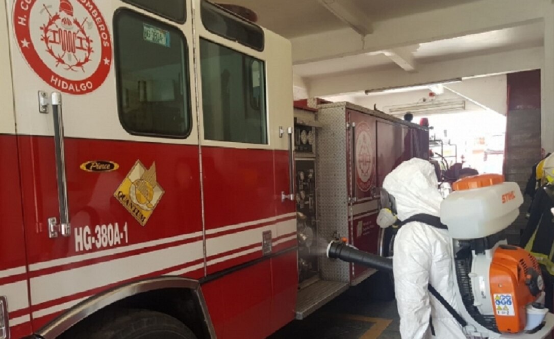 En Pachuca, dos bomberos dan positivo a Covid-19; 20 están en cuarentena