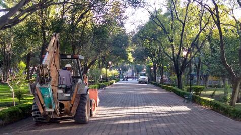 #Avance Comienzan remodelaciones en Alameda Hidalgo