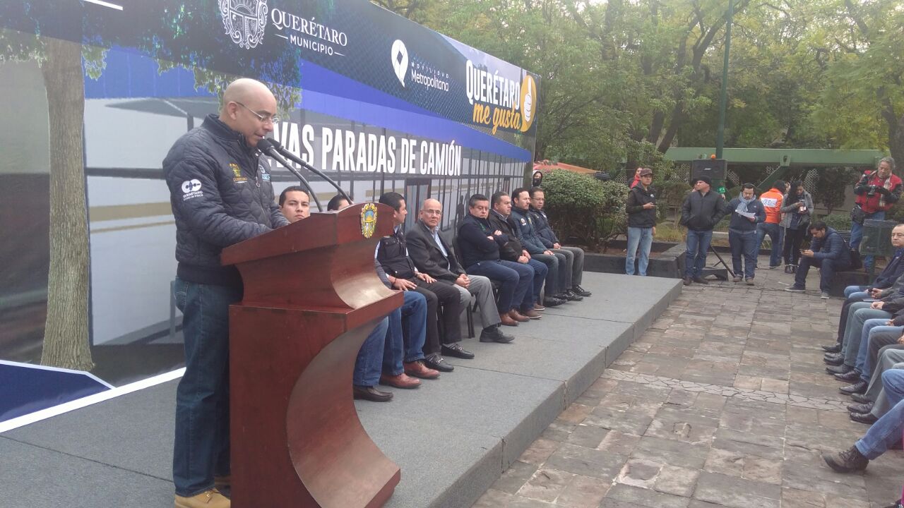 #Avance Arrancan obras de las primeras paradas de camión