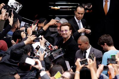 Miembros de U2 y Gallagher conviven con fans