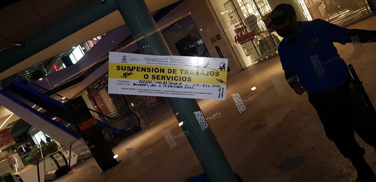 Por exceso de aforo, clausuran plaza La Victoria