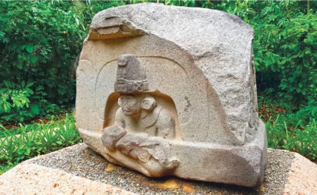 Las obras afectadas en el Parque Museo La Venta datan del año mil antes de Cristo y forman parte de la exposición permanente del lugar. Foto: ESPECIAL