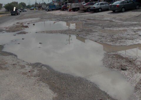 Lluvias afectan Santa Rosa