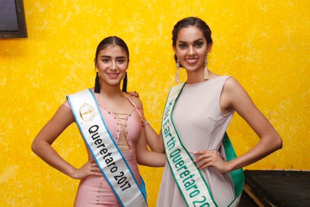 Damaris (izq) y Lorena no sólo apelan a su belleza, sino a su inteligencia y preparación. Fotos: Gullermo González