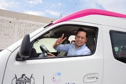 Verifica Chepe Guerrero el servicio de transporte Movivan