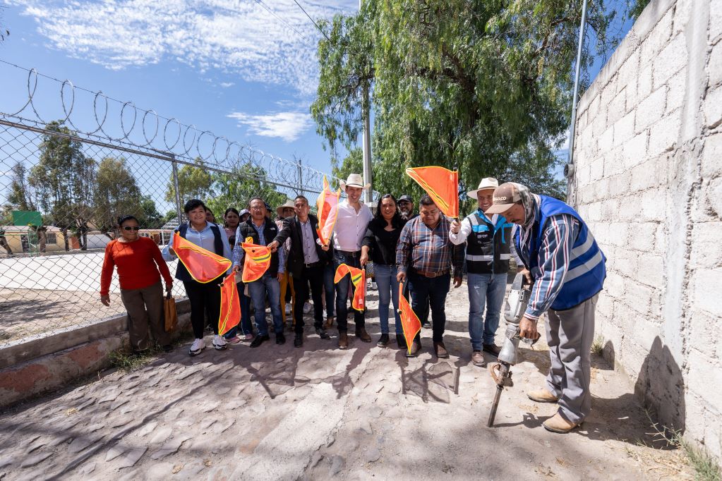 Obras de urbanización en El Marqués. Foto: Especial