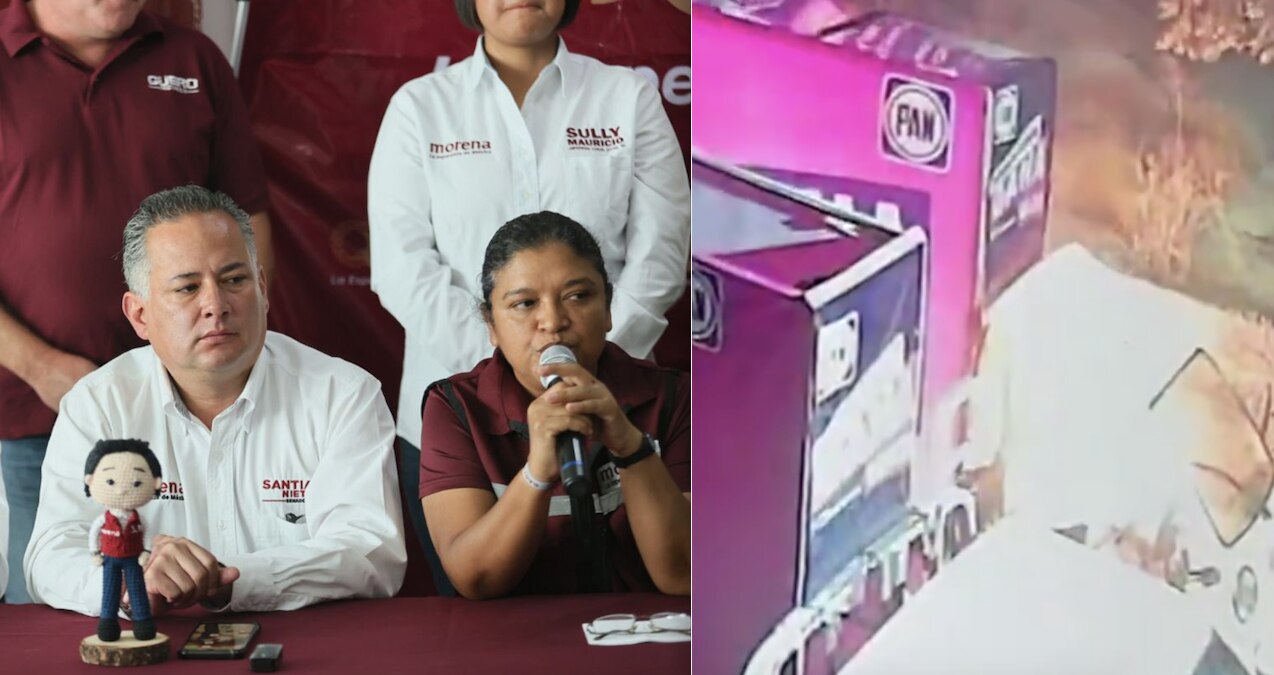 Morena se deslinda de acusaciones del PAN; no incendiaron autos