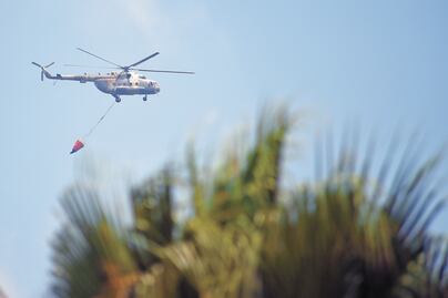 Localizan restos del helicóptero siniestrado en la Sierra Gorda