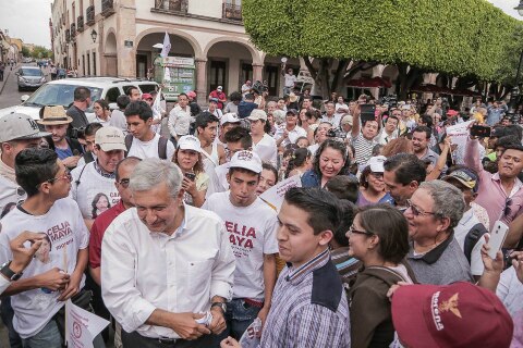 AMLO llama a votar por candidatos de Morena