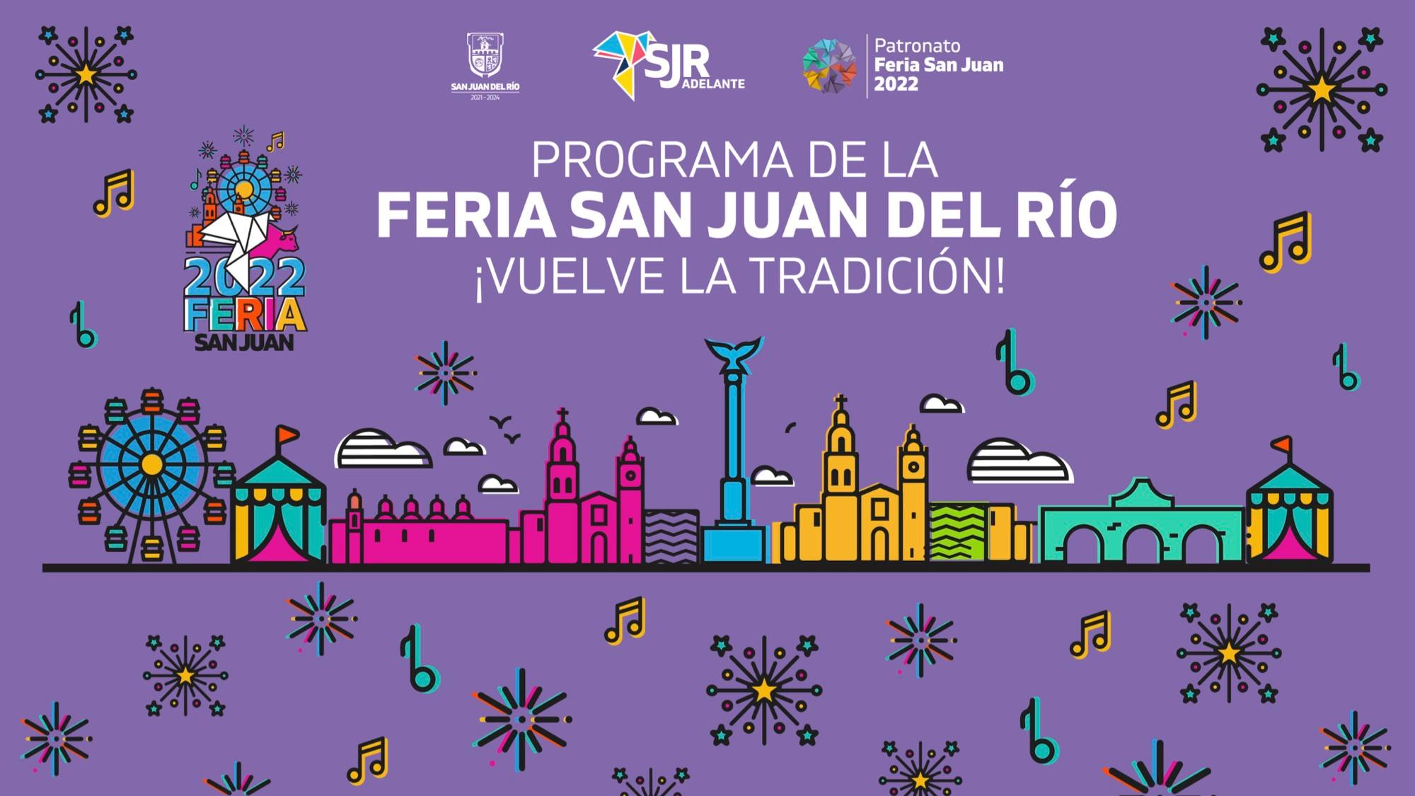 Mira la cartelera y horarios para la Feria de San Juan del Río 2022