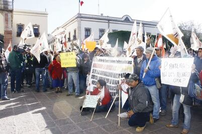 Protestas tienen fin político