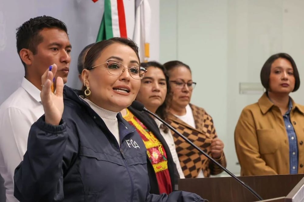 La diputada Claudia Díaz Gayou presentó tres iniciativas de ley que buscan resolver problemas fundamentales para el presupuesto 2027. FOTO. ESPECIAL