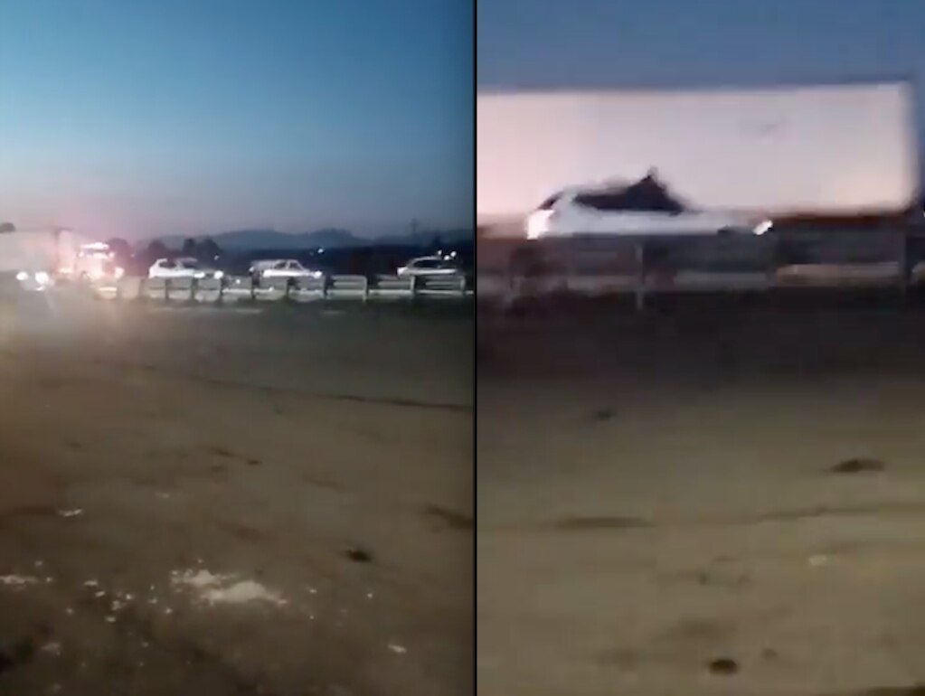 Registran presunto asalto y disparos a un tráiler en la autopista México-Querétaro