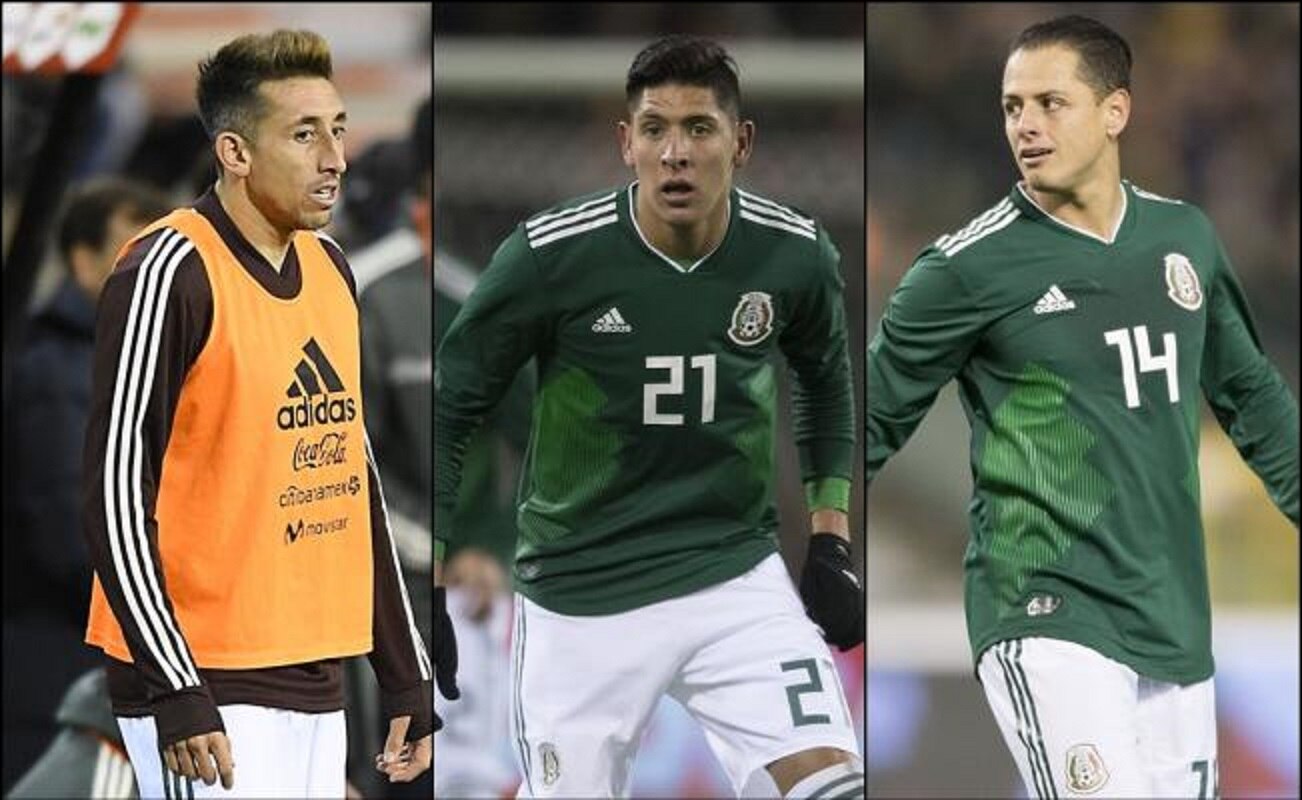 "Chicharito", Herrera y Álvarez son bajas del Tri