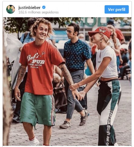 Justin Bieber y Hailey Baldwin dan a entender en Instagram que están casados