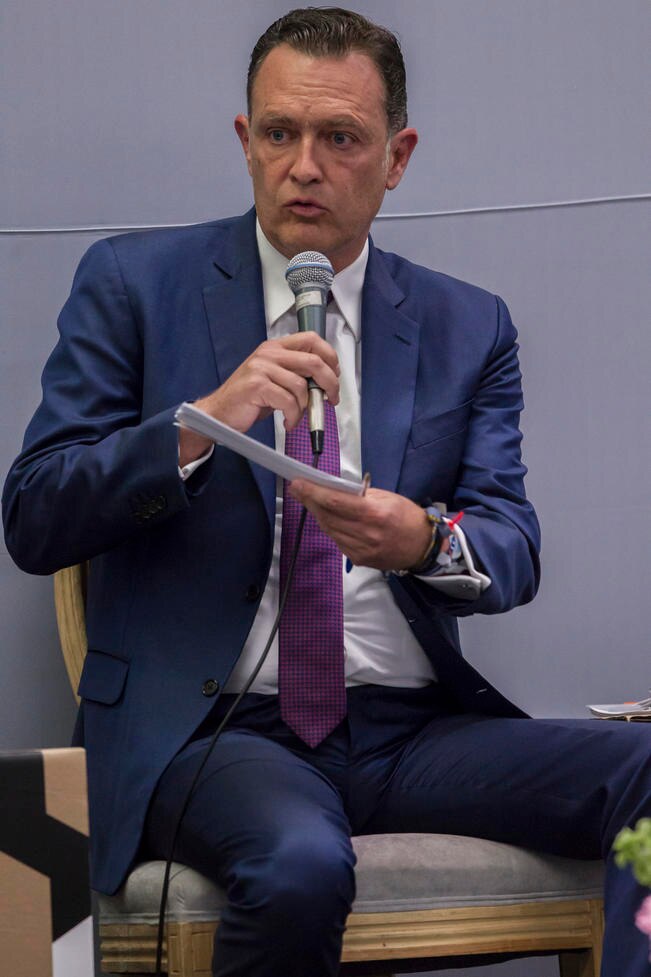 Dijo que urge trabajar en la política exterior. FOTO: DEMIAN CHÁVEZ