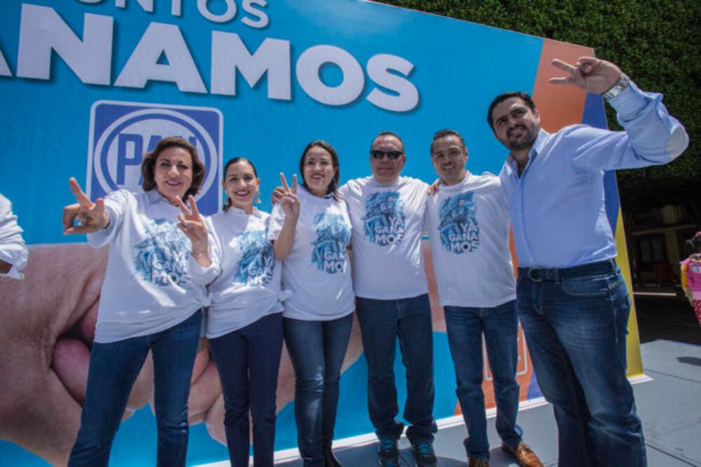 A la cabeza. El PAN mantiene las preferencias en el estado con 11 alcaldías, entre ellas la de Querétaro.