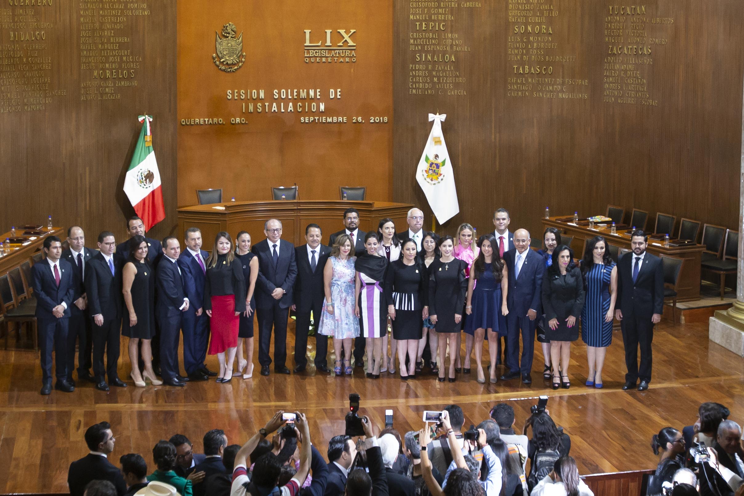 Comienzan trabajos de la 59 Legislatura del estado