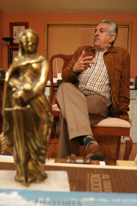 Raúl Bolaños Cacho, presidente del Tribunal Superior de Justicia del Estado, se jubiló el 3 de enero de 2010 y el 13 de marzo de 2017 regresó al cargo. FOTO: EDWIN HERNÁNDEZ. EL UNIVERSAL