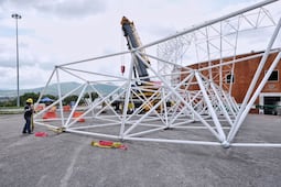 Obras del Foro Querétaro en Santa Rosa Jáuregui registran un avance del 25%