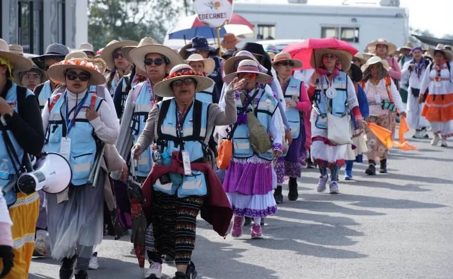 Despliegan operativo para salvaguardar 40 mil peregrinos rumbo a la Basílica de Guadalupe; provienen de Querétaro