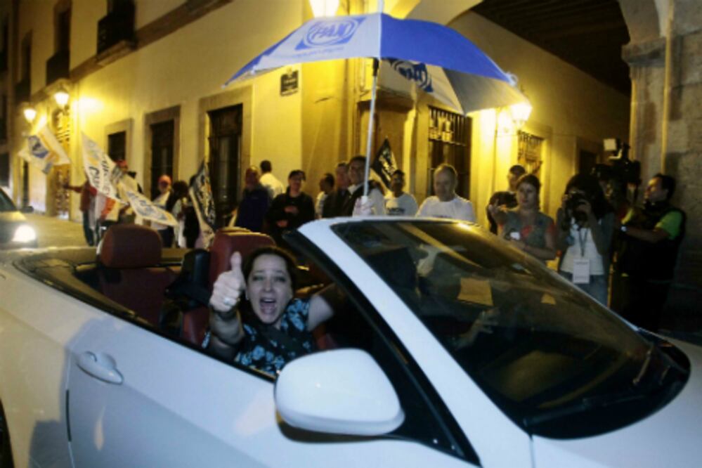 Festejan triunfo del panismo