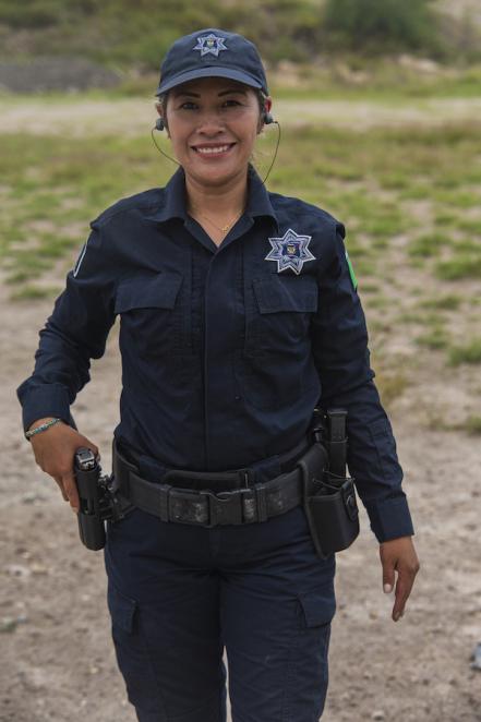 Isabel Pérez, oficial queretana, ganó medalla de oro en el Campeonato Nacional de Tiro Policial