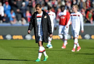 “Chicharito” vuelve, pero pierde el Leverkusen