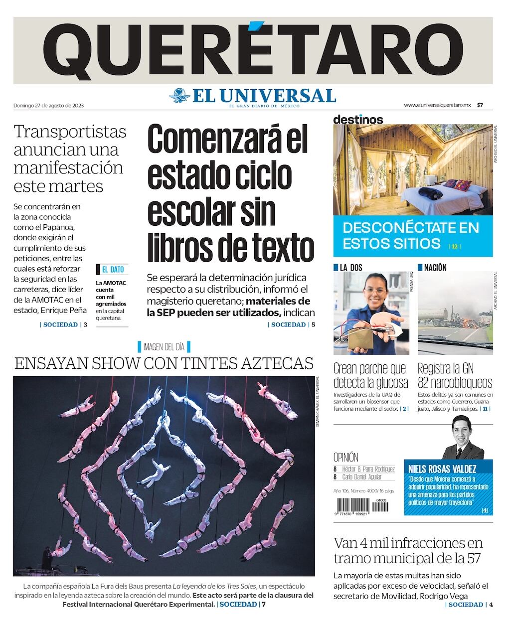 Portada 27 de agosto de 2023