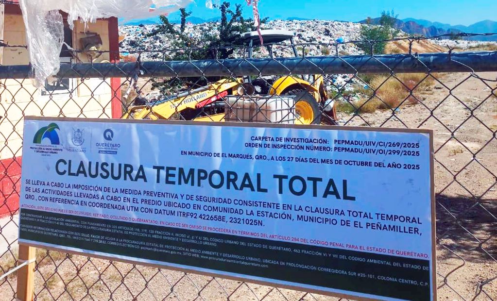 Clausuran relleno sanitario de Peñamiller