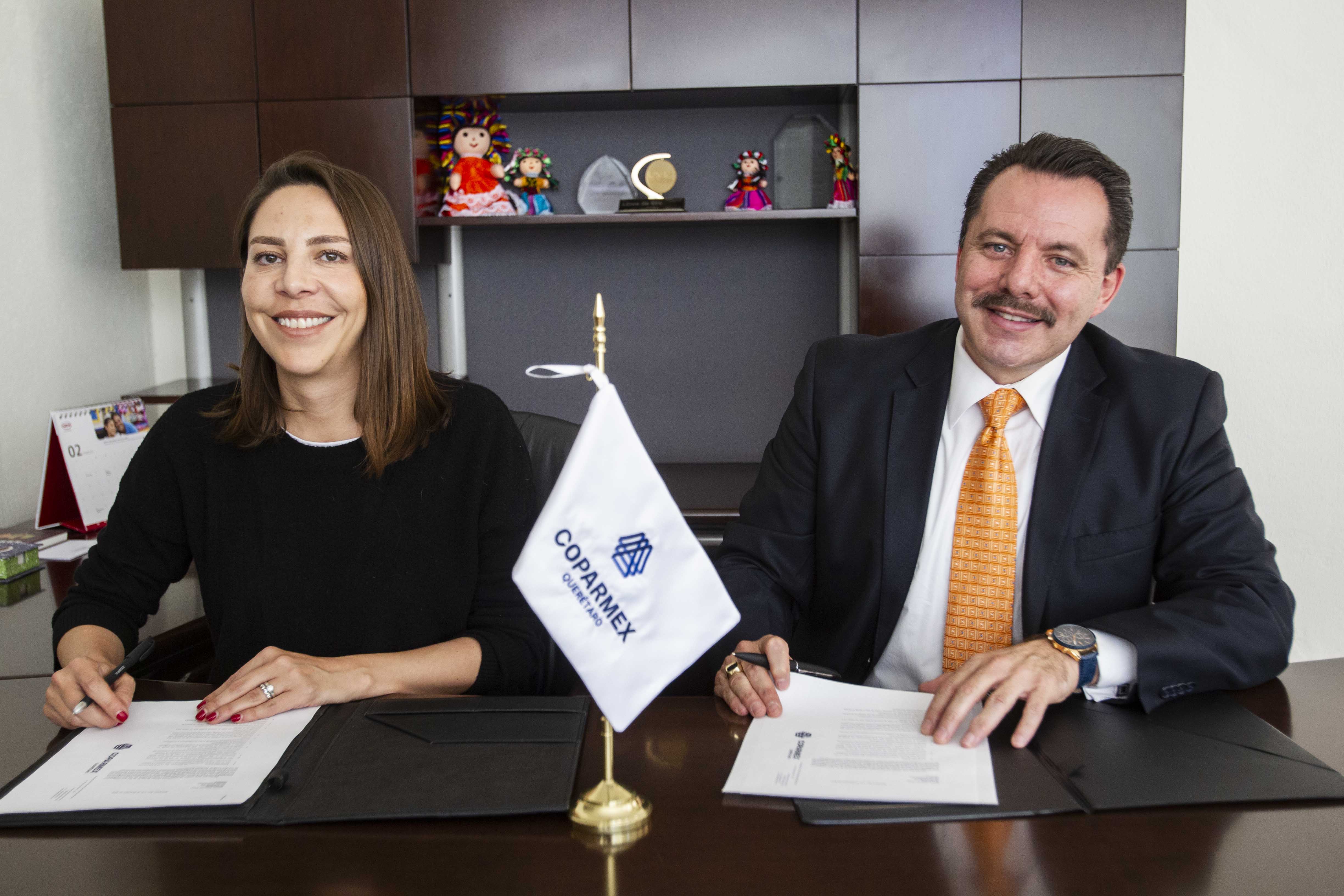 Grupo Scanda y Coparmex Querétaro firman convenio de colaboración 