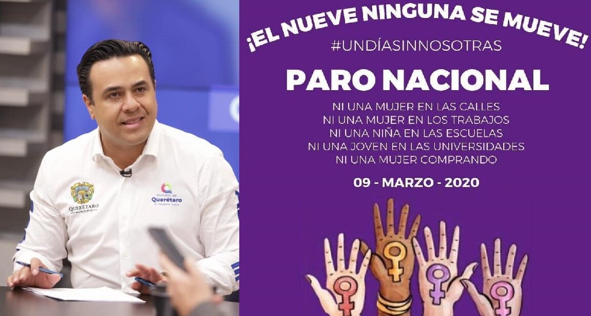 Municipio de Querétaro se suma a #UnDíaSinNosotras