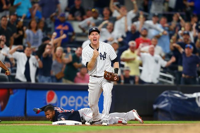 Voltereta en la octava de Yankees
