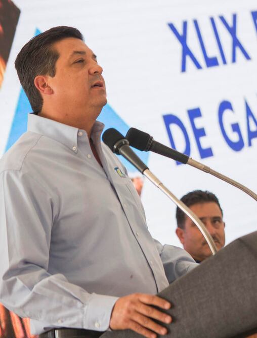 El gobermador Francisco García Cabeza de Vaca, durante el Congreso Panamericano Braunvieh y Brown Swiss, en Querétaro (DEMIAN CHÁVEZ. EL UNIVERSAL)