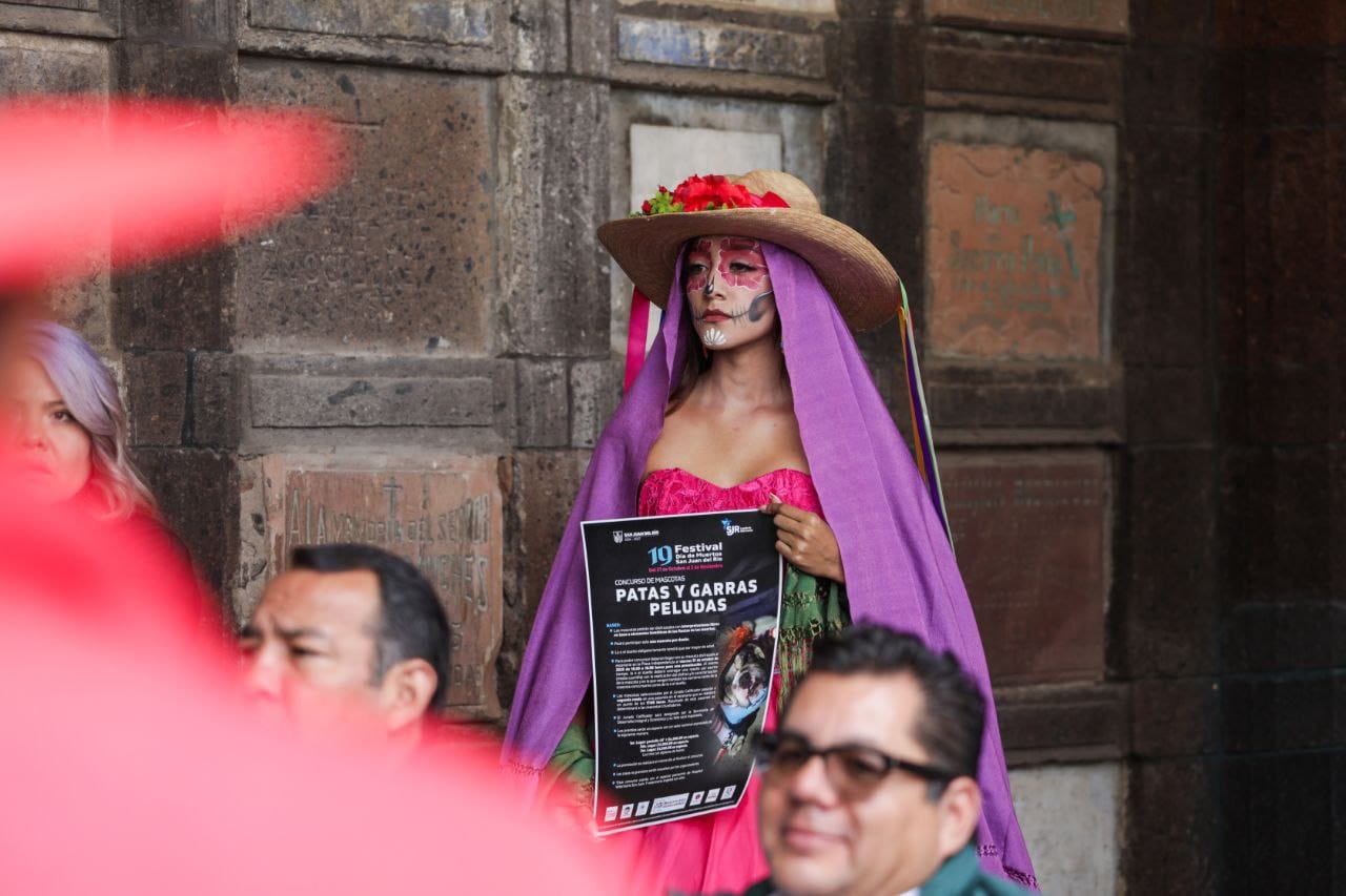 Tradición, color, catrinas y plañideras avivarán San Juan del Río en el Festival de Día de Muertos