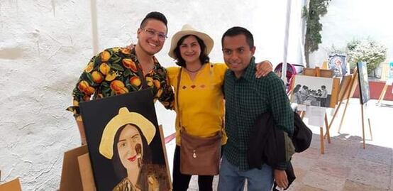 Son profesores y también artistas