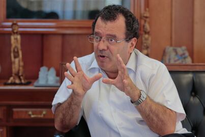 Herrera se reúne con mineros de Sierra Gorda