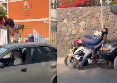 Video. Denuncian presunto intento de quema de casilla