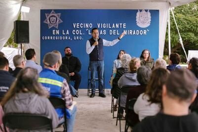 Destaca Chepe Guerrero programa Vecino Vigilante en Corregidora