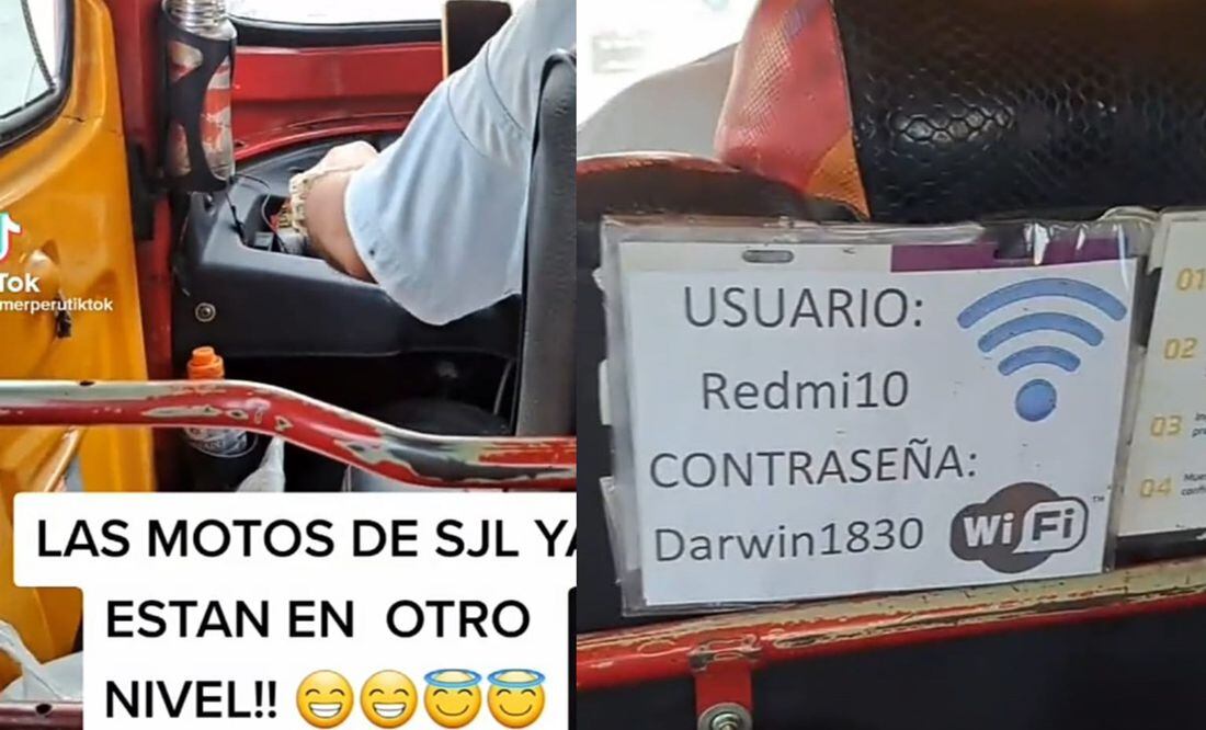 VIDEO: Mototaxi ofrece Wifi gratis a sus pasajeros y se viraliza en TikTok