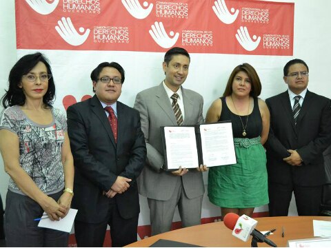 Firman convenio CEDH y CEAD