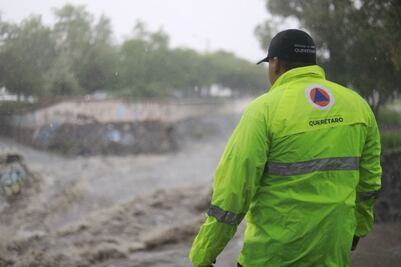 Ante lluvia, Protección Civil vigila 32 puntos estratégicos