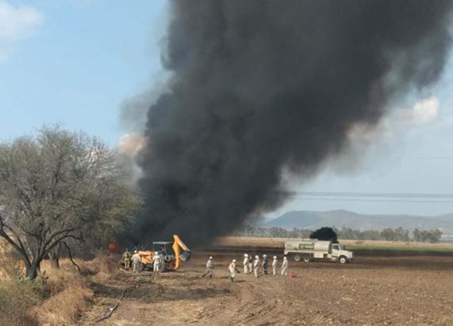 El incidente se registró en la comunidad de Santa Matilde y afectó un radio aproximado de 300 metros cuadrados (ESPECIAL)