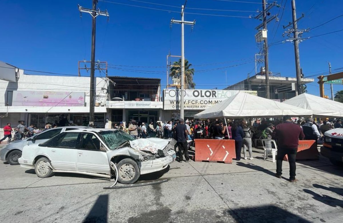 Sube a 22 el número de abuelitos atropellados en fila para cobrar pensión en Tamaulipas