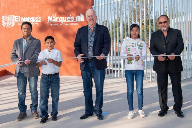 Invierten 8.3 millones en secundaria de Los Héroes
