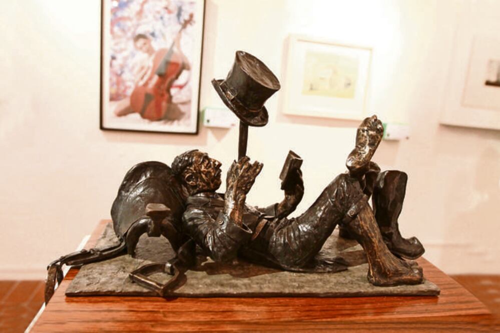 Reconocidos artistas aportaron sus obras para la subasta que se realizó en el MAQRO. (FOTO: CÉSAR GÓMEZ. EL UNIVERSAL)