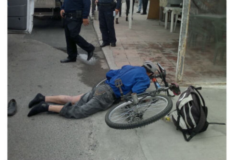 Atropellan a ciclista ebrio